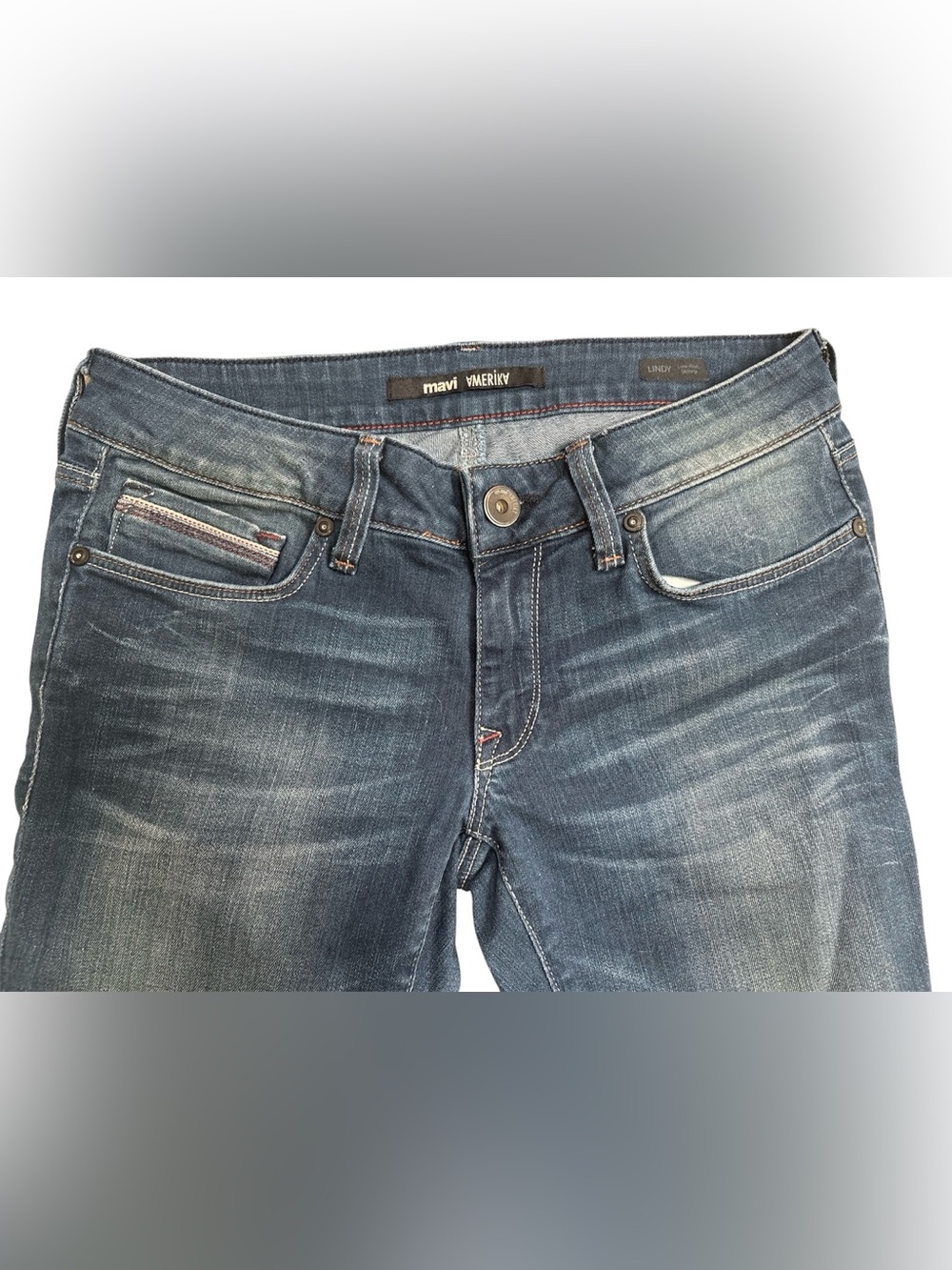 Mavi Amerika Lindy Women’s Jeans Low Rise Skinny 29W 32L